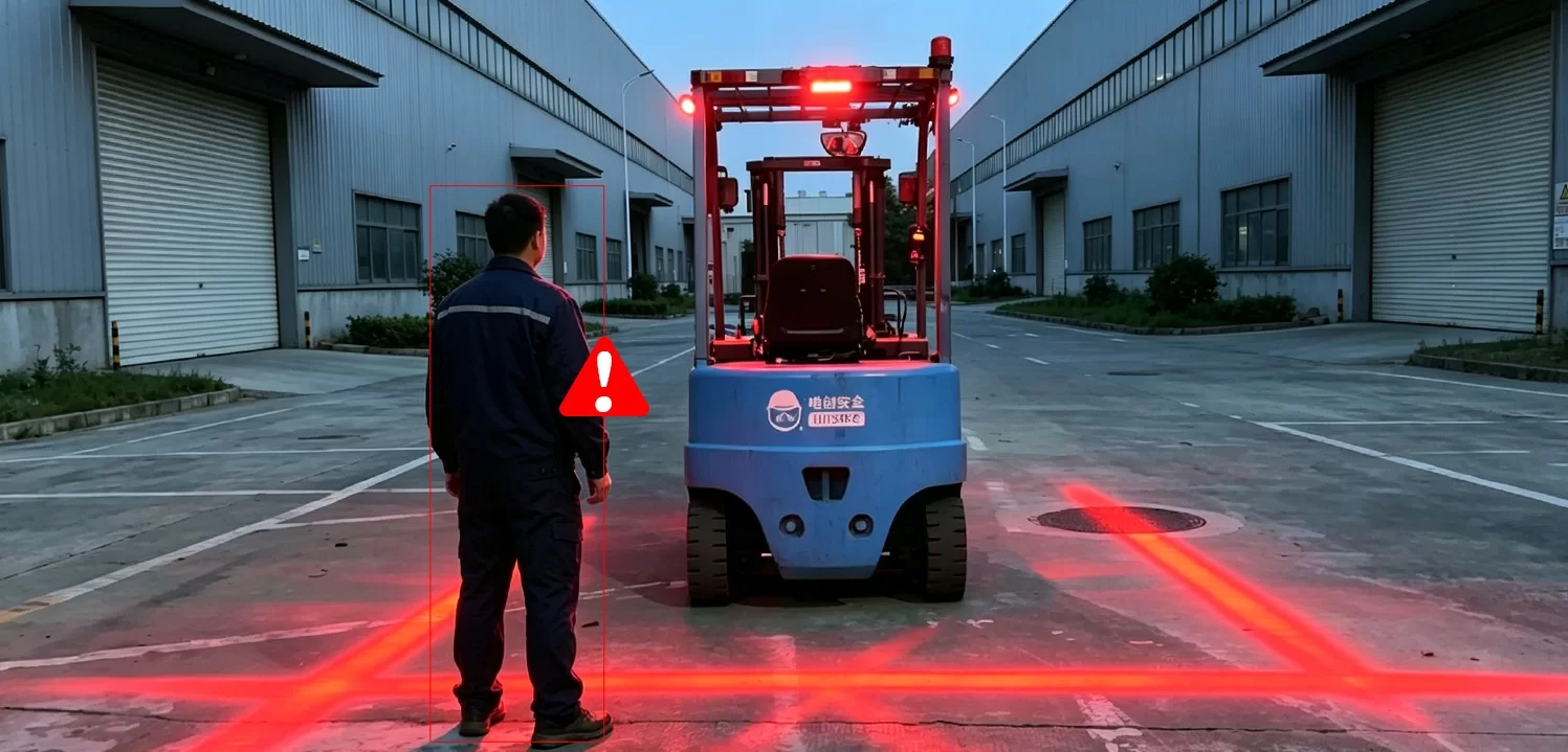建筑工地叉车盲区监测系统解决方案：4 路 AHD + 声光报警如何落地